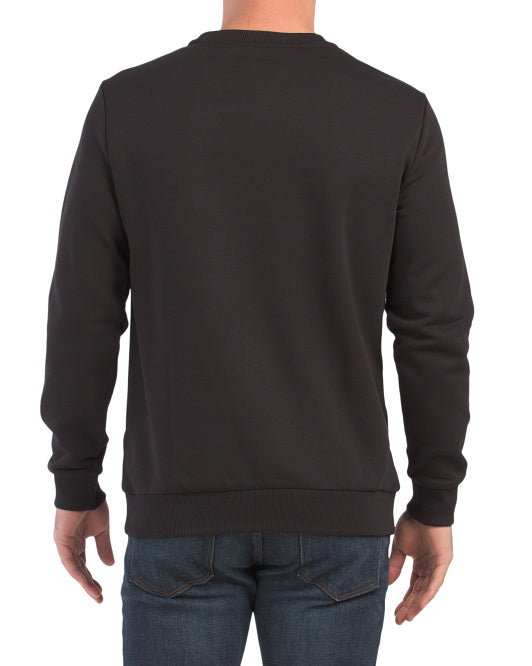 Calvin Klein Iconic Logo Piping Crewneck Sweatshirt – FashOnFire