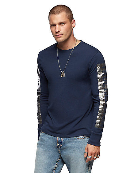 True Religion Long Sleeve Logo Tee