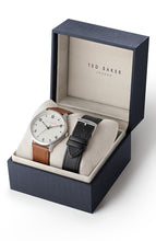Load image into Gallery viewer, Ted Baker London Men&#39;s Manhattan Leather Strap Gift Set, 40mm