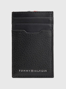 Tommy Hilfiger Leather Vertical Stripe Card Holder