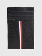 Load image into Gallery viewer, Tommy Hilfiger Leather Vertical Stripe Card Holder