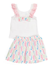 Load image into Gallery viewer, Tommy Bahama Girls Seahorse Pals Skirt Set With Headband