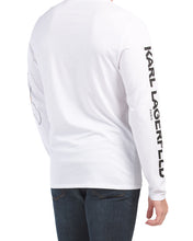 Load image into Gallery viewer, Karl Lagerfeld Paris Character Graphic And Logo Sleeve Top