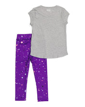Load image into Gallery viewer, Under Armour Little Girls 2pc Heart Capri Set