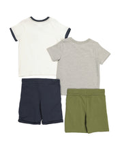 Load image into Gallery viewer, Tommy Bahama Toddler Boys 4pc Mix And Match Golfing Dinosaur Shorts Set