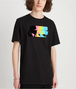 Karl Lagerfeld Paris Colorful Karl Profile Collage Tee