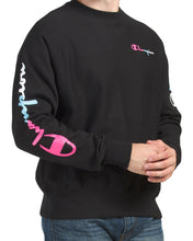 Load image into Gallery viewer, Champion Multi Script Reverse Weave Crew Neck Sweatshirt
