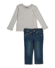 Load image into Gallery viewer, True Religion Boys Long Sleeve Tee And Denim Jeans Set