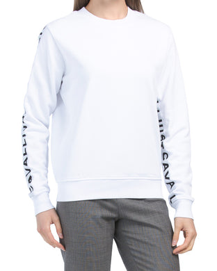 Just Cavalli Logo Sleeve Sweatshirt