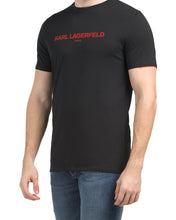 Load image into Gallery viewer, Karl Lagerfeld Paris Short Sleeve Crew Neck T-shirt With Logo