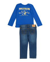 Load image into Gallery viewer, True Religion Boys Long Sleeve Tee And Denim Jeans Set