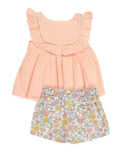 Load image into Gallery viewer, Tommy Bahama Toddler Girls 2pc Floral Short Set With Headband